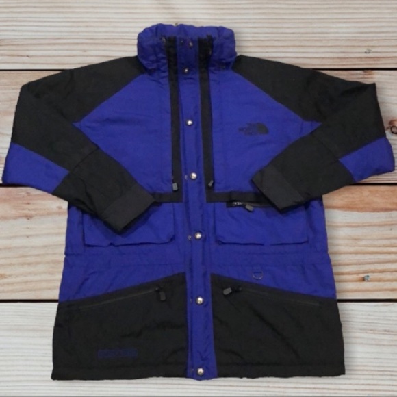 THE NORTH FACE Mountain Jacket, Shell Jacket, Men's M size unclear blue type Vintage Second Hand